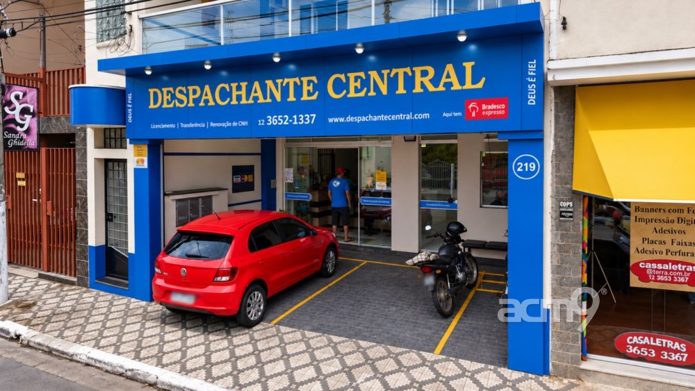 Fachada em ACM — Despachante Central