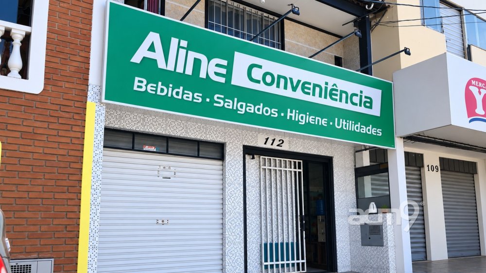 Fachada em lona